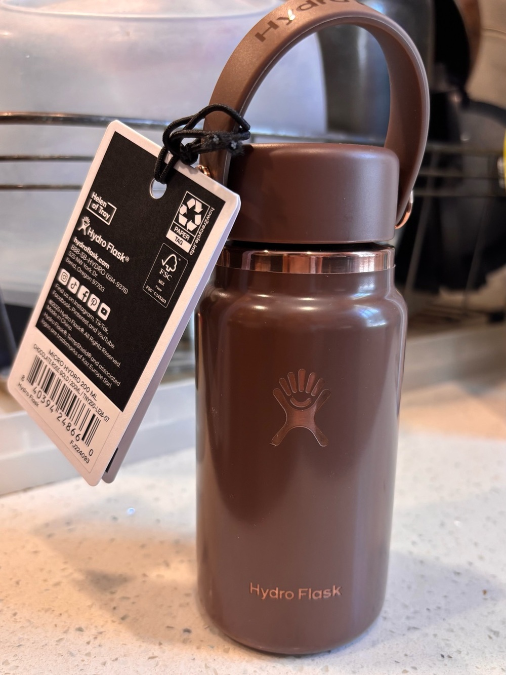 Hydro Flask limited edition micro hydro chocolate rose gold